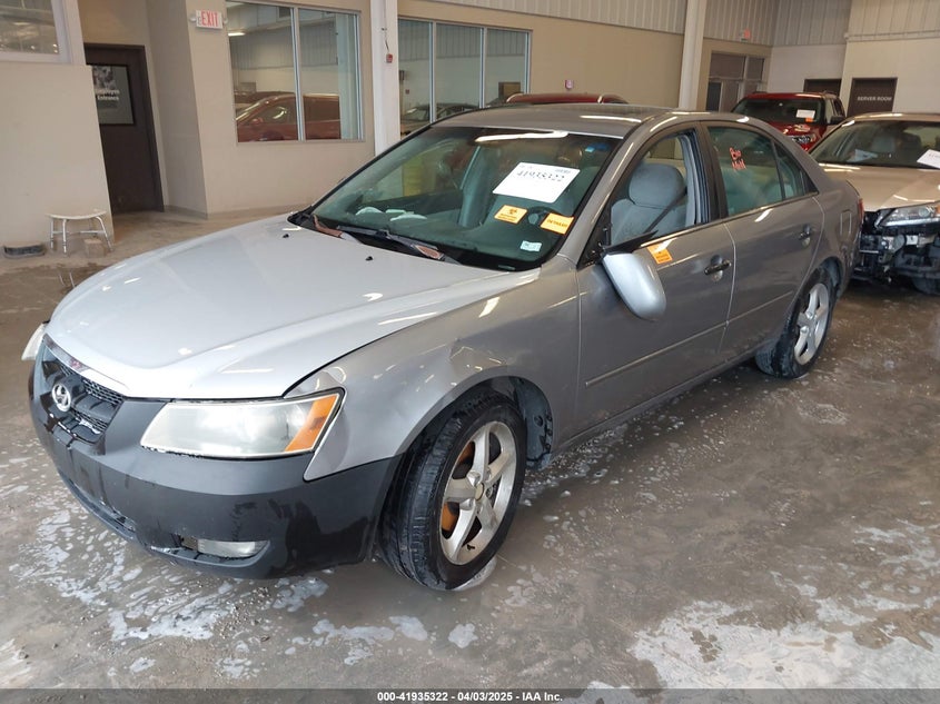 5NPEU46F27H215535 2007 HYUNDAI SONATA photo no. 2