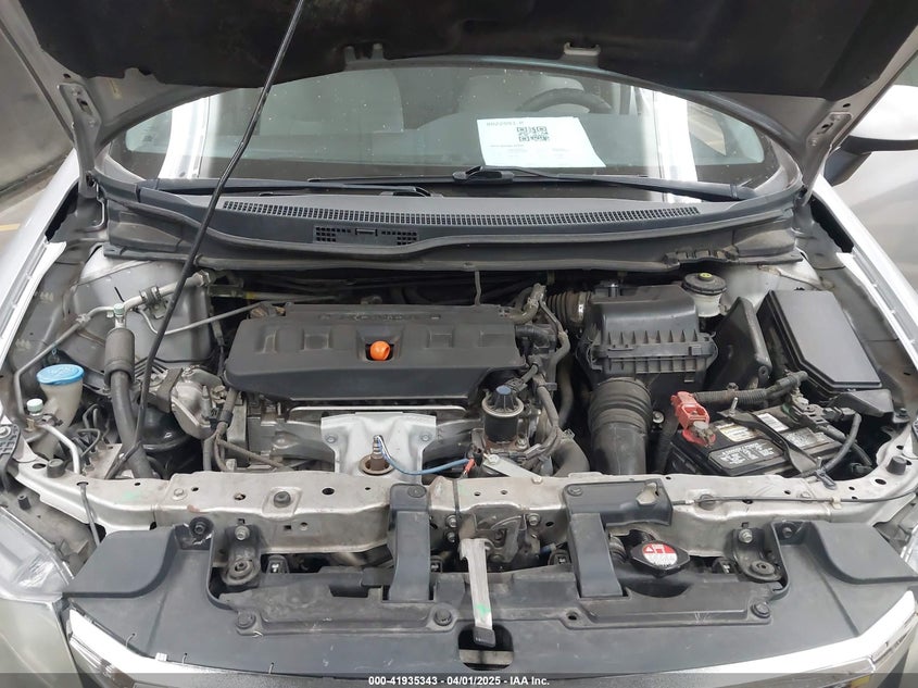 2012 HONDA CIVIC VIN: 19XFB2F59CE342898