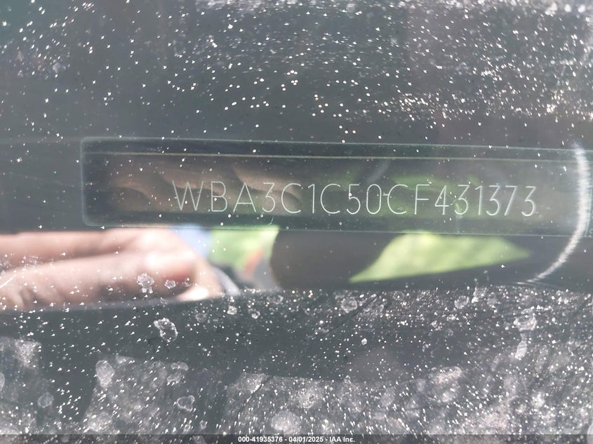 2012 BMW 328I VIN: WBA3C1C50CF431373 Lot: 41935376