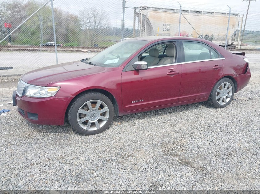 2006 LINCOLN ZEPHYR VIN: 3LNHM26196R656429