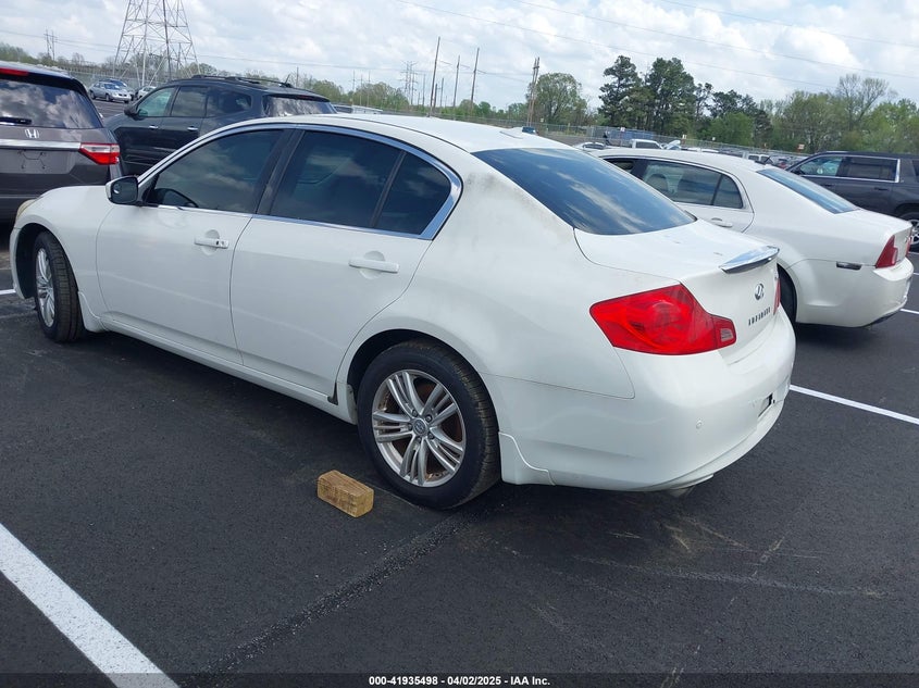 2010 INFINITI G37X VIN: JN1CV6AR0AM459492