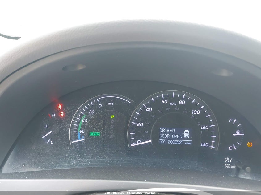 2011 TOYOTA CAMRY HYBRID VIN: 4T1BB3EK3BU143112