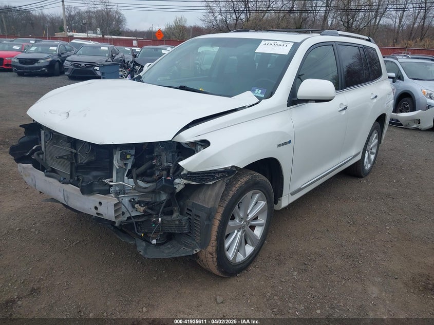 2012 TOYOTA HIGHLANDER HYBRID VIN: JTEDC3EH2C2007996