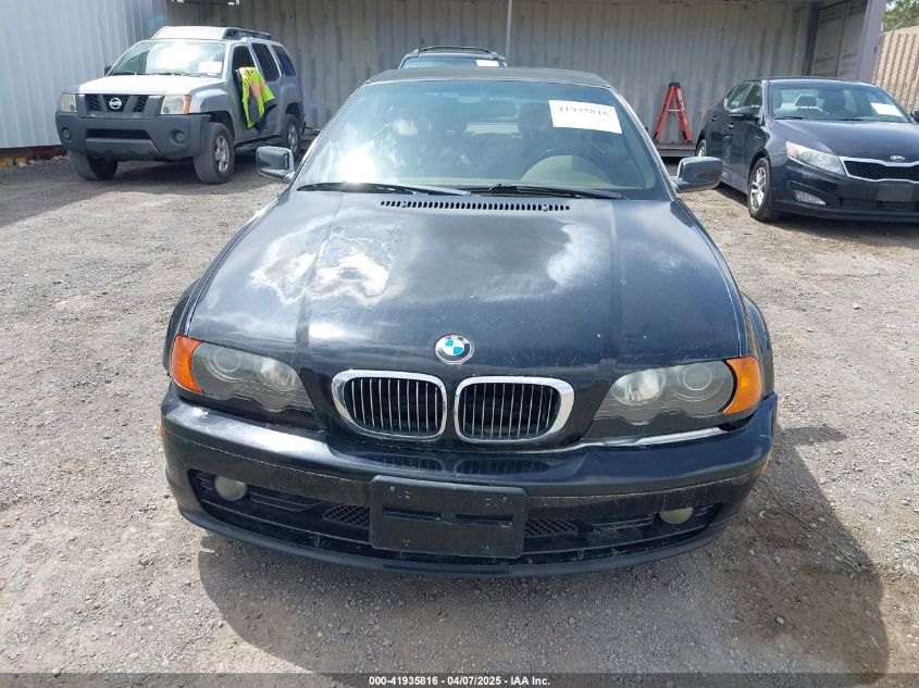 2000 BMW 323Ci VIN: WBABR3342YEG01116 Lot: 41935816
