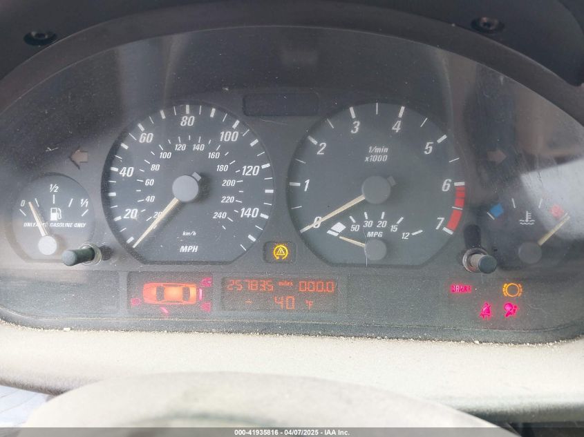 2000 BMW 323Ci VIN: WBABR3342YEG01116 Lot: 41935816