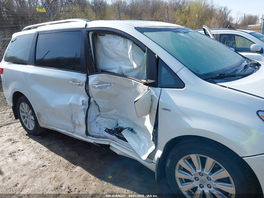 2017 TOYOTA SIENNA VIN: 5TDDZ3DC3HS151274