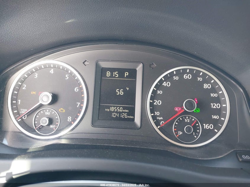 2011 VOLKSWAGEN TIGUAN VIN: WVGAV7AX6BW503490