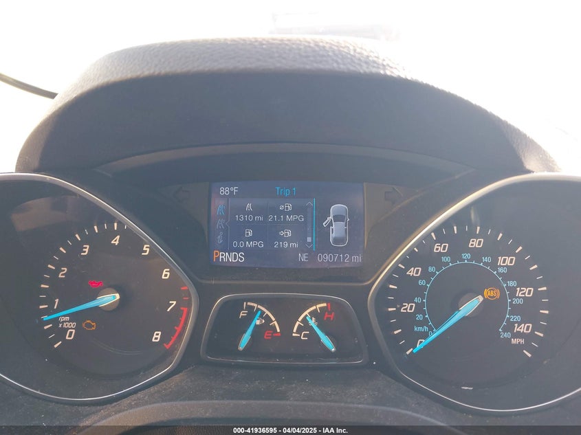 2014 FORD ESCAPE VIN: 1FMCU0F71EUC81419