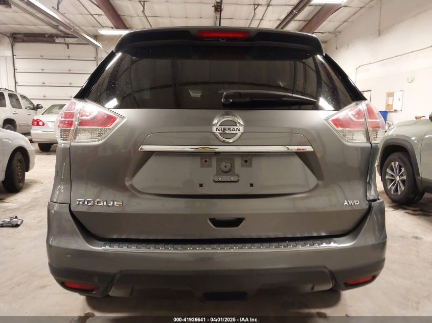 2016 Nissan Rogue S VIN: JN8AT2MVXGW151260 Lot: 41936641