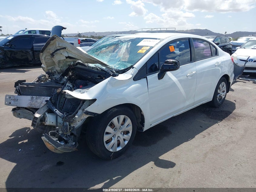 2012 HONDA CIVIC VIN: 2HGFB2F50CH576806