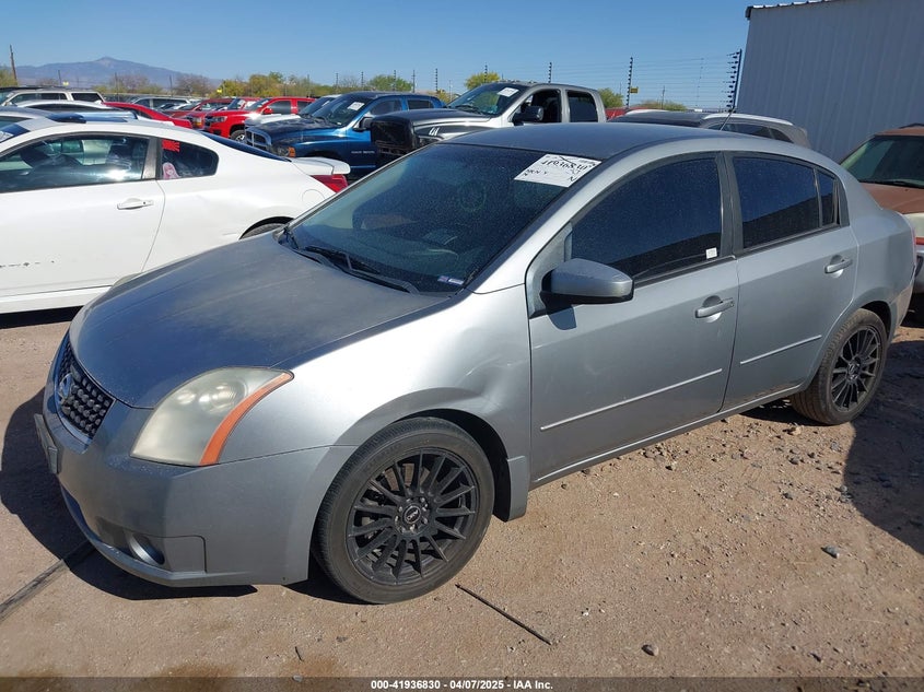 2008 NISSAN SENTRA VIN: 3N1AB61E38L747167