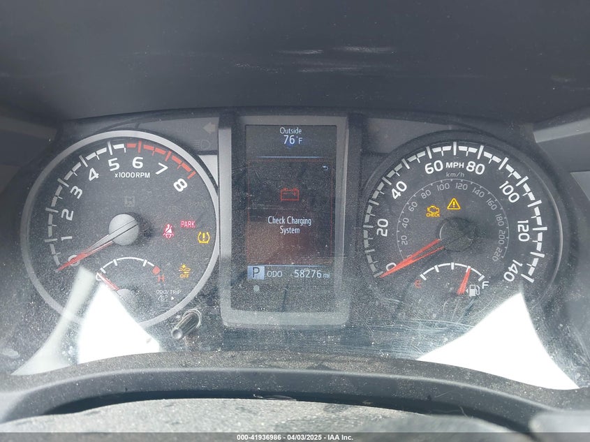 VIN 3TYSX5EN5LT001592 2020 TOYOTA TACOMA SR