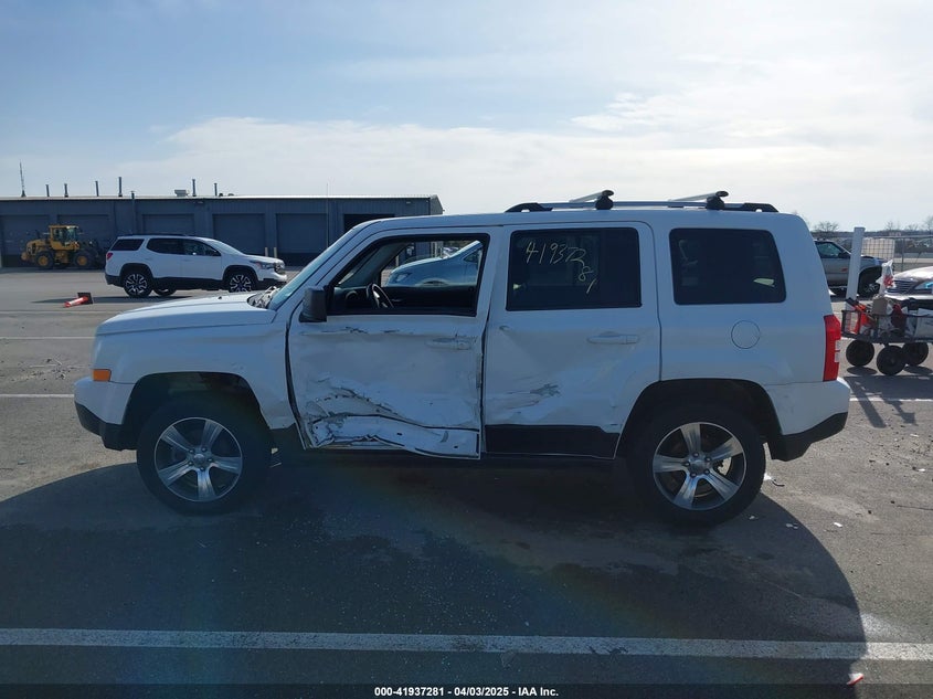 2016 JEEP PATRIOT VIN: 1C4NJRFB3GD580427