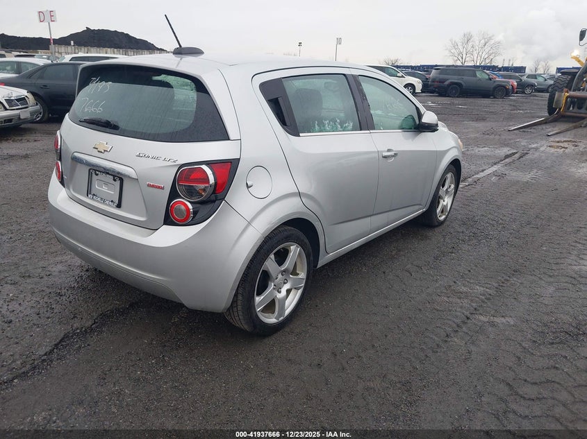 Vin: 1g1je6sb7f4116121, lot: 42429047, chevrolet sonic ltz auto 20154