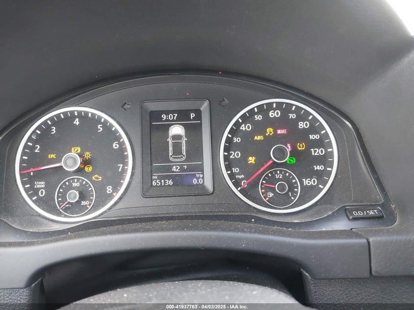 2013 VOLKSWAGEN TIGUAN VIN: WVGAV3AX0DW572915
