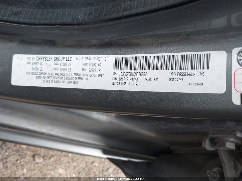 2013 DODGE AVENGER SXT - 1C3CDZCB1DN576762