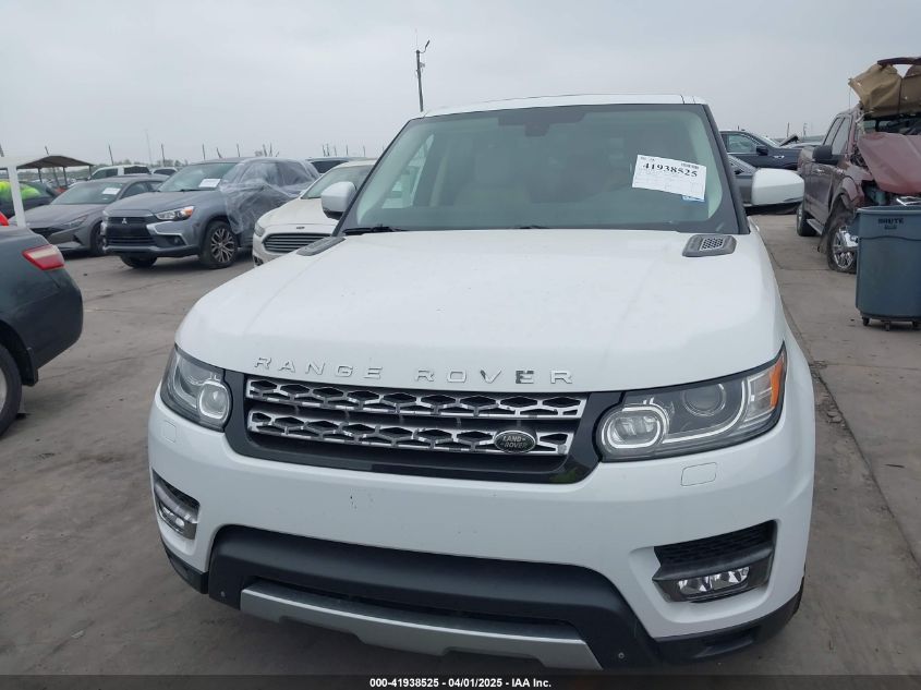 2014 Land Rover Range Rover Sport 3.0L V6 Supercharged Hse VIN: SALWR2WFXEA501513 Lot: 41938525