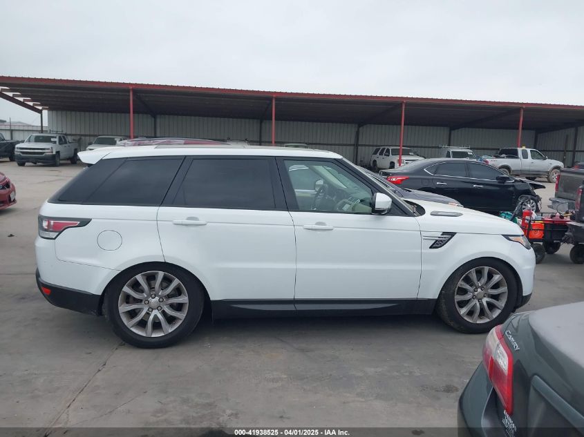 2014 Land Rover Range Rover Sport 3.0L V6 Supercharged Hse VIN: SALWR2WFXEA501513 Lot: 41938525