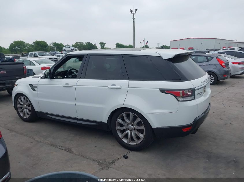 2014 Land Rover Range Rover Sport 3.0L V6 Supercharged Hse VIN: SALWR2WFXEA501513 Lot: 41938525