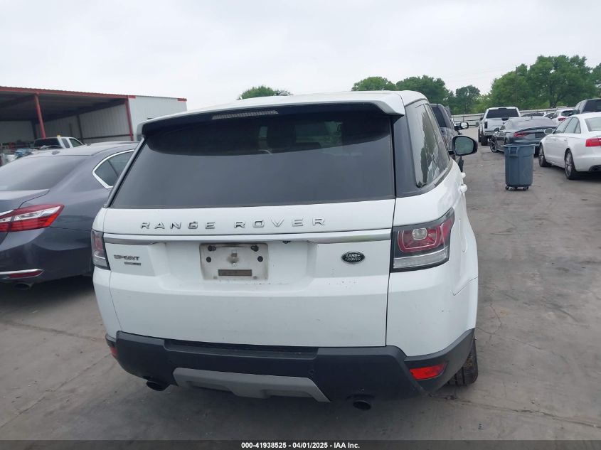 2014 Land Rover Range Rover Sport 3.0L V6 Supercharged Hse VIN: SALWR2WFXEA501513 Lot: 41938525