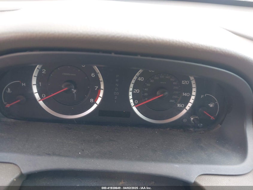 2009 HONDA ACCORD VIN: 1HGCP26849A074600