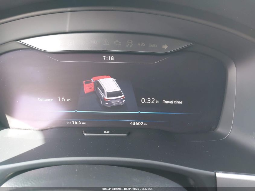 2019 Volkswagen Atlas 3.6L V6 Sel R-Line VIN: 1V2RR2CA1KC522035 Lot: 41939096