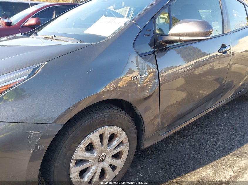 2019 TOYOTA PRIUS VIN: JTDKARFU8K3099401
