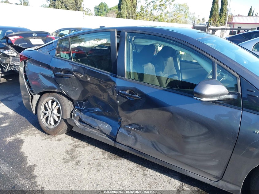 2019 TOYOTA PRIUS VIN: JTDKARFU8K3099401