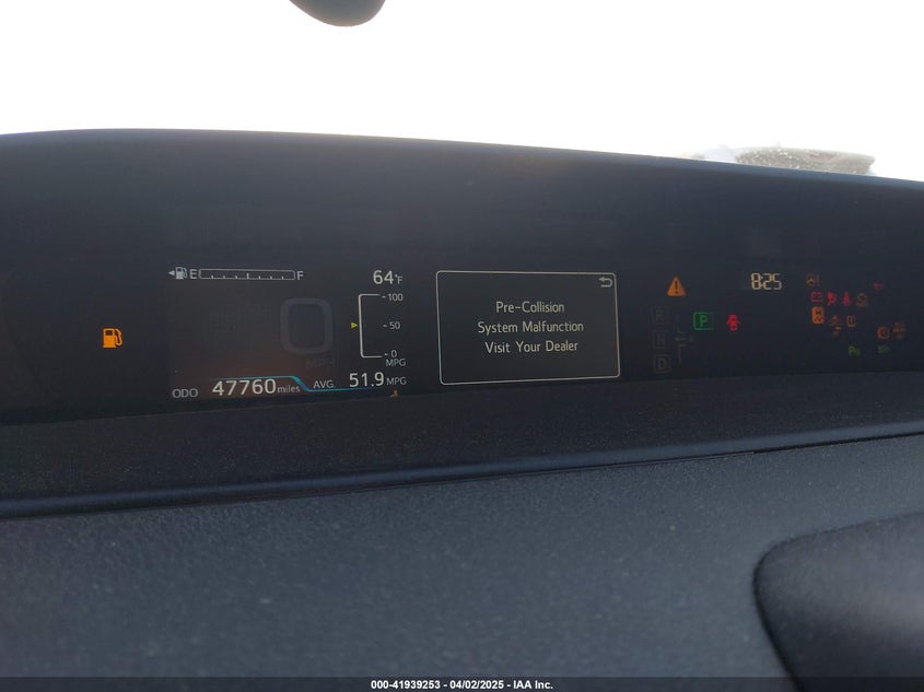 2019 TOYOTA PRIUS VIN: JTDKARFU8K3099401