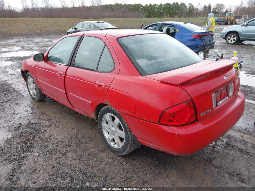 2006 NISSAN SENTRA VIN: 3N1CB51D66L587034