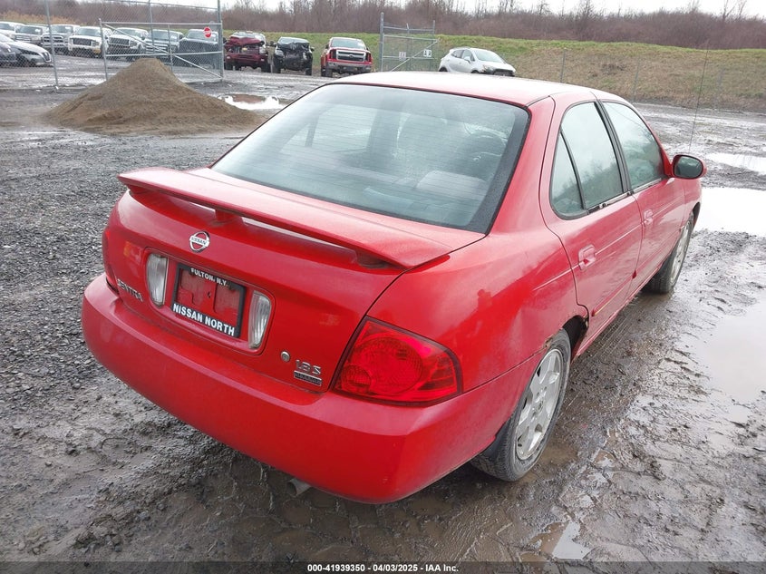 2006 NISSAN SENTRA VIN: 3N1CB51D66L587034