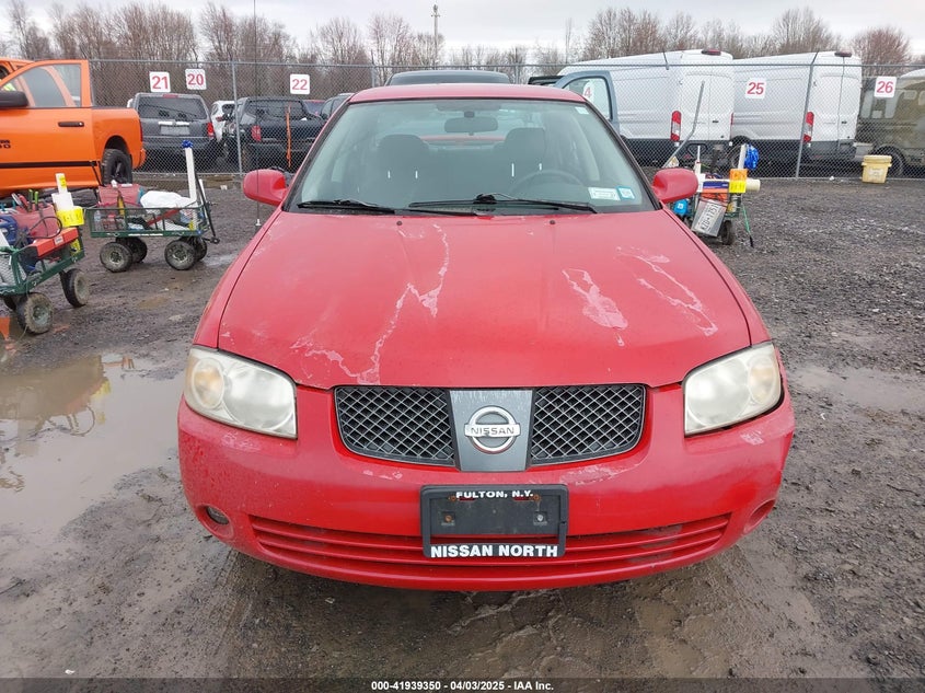 2006 NISSAN SENTRA VIN: 3N1CB51D66L587034