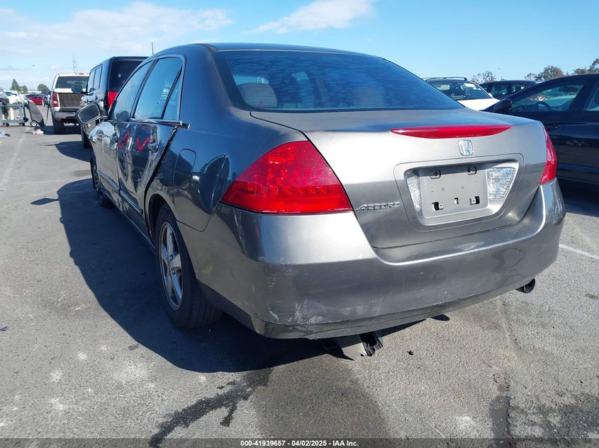 2007 HONDA ACCORD VIN: 1HGCM56787A161379