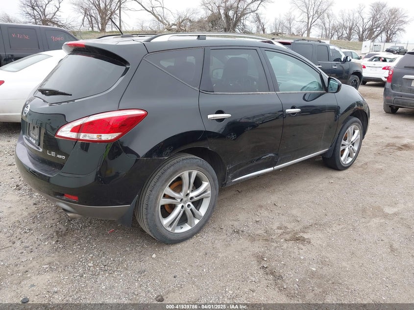2011 NISSAN MURANO VIN: JN8AZ1MW0BW173679