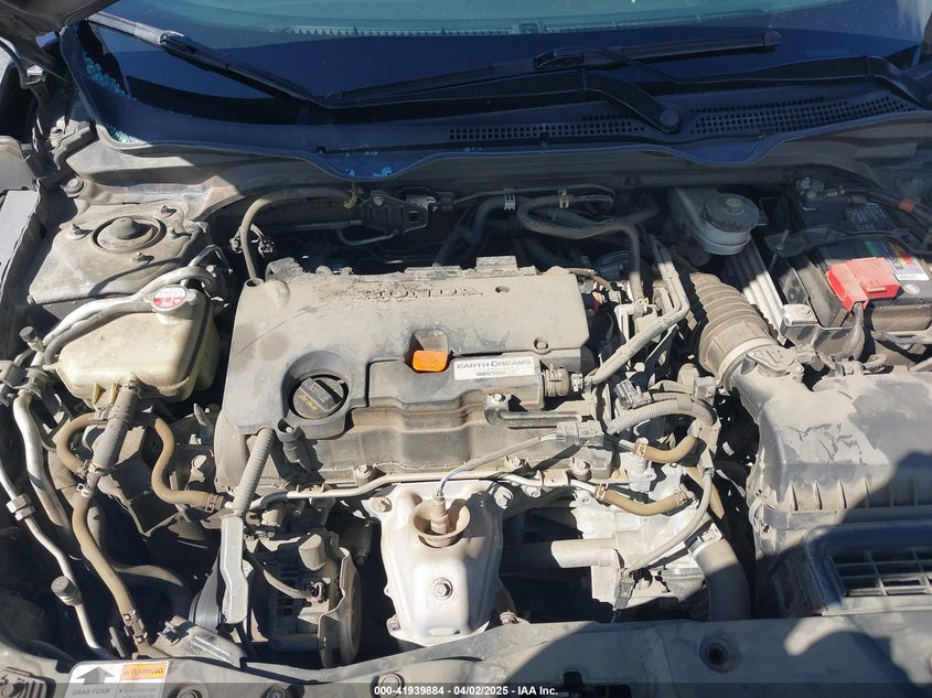 2016 HONDA CIVIC VIN: 19XFC2F51GE034644