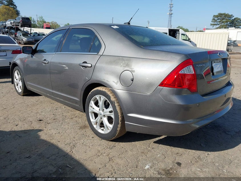 2012 FORD FUSION VIN: 3FAHP0HA4CR306608