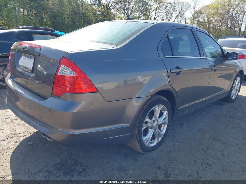 2012 FORD FUSION VIN: 3FAHP0HA4CR306608