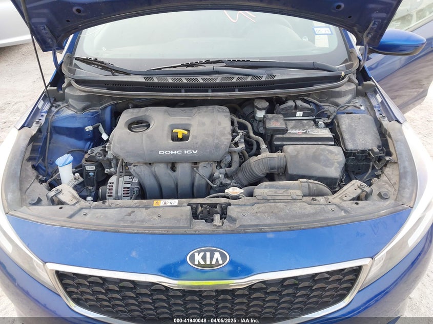 2017 KIA FORTE VIN: 3KPFL4A74HE021750