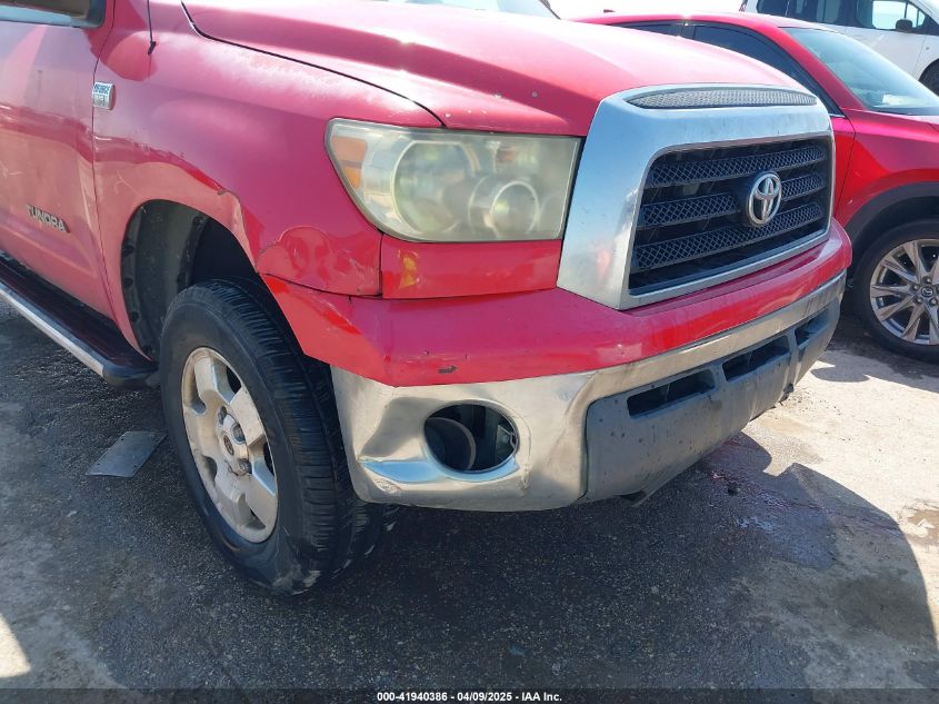 2007 Toyota Tundra Sr5 4.7L V8 VIN: 5TBET54147S455673 Lot: 41940386