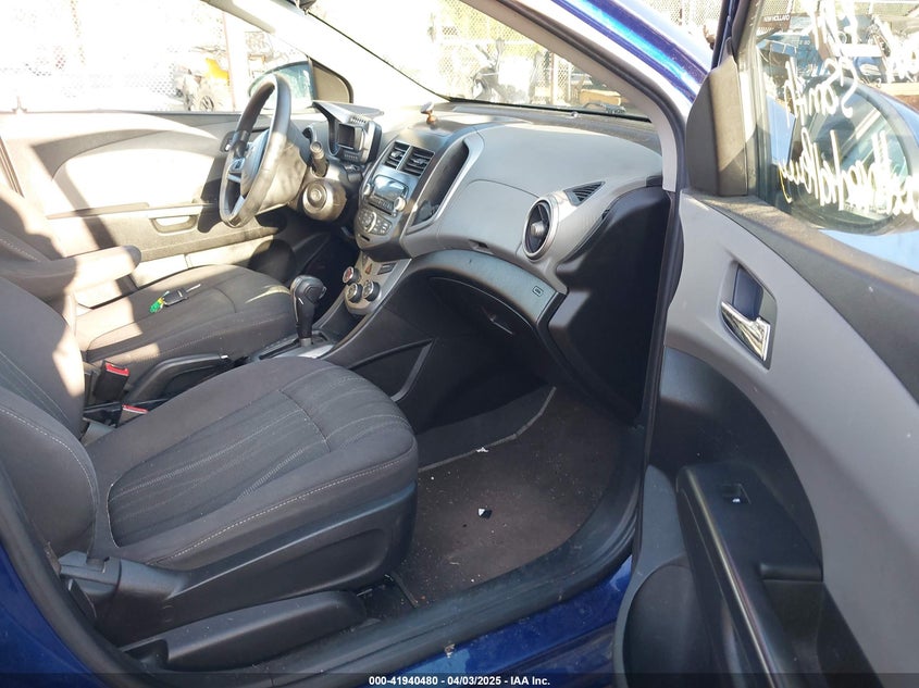 2014 CHEVROLET SONIC VIN: 1G1JC5SH3E4228384