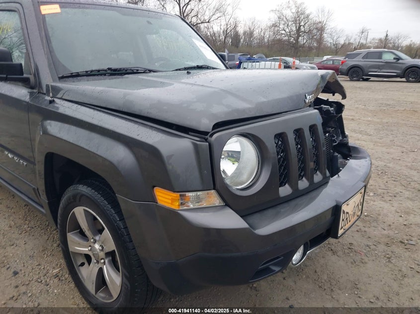 2017 JEEP PATRIOT VIN: 1C4NJRFB1HD133273