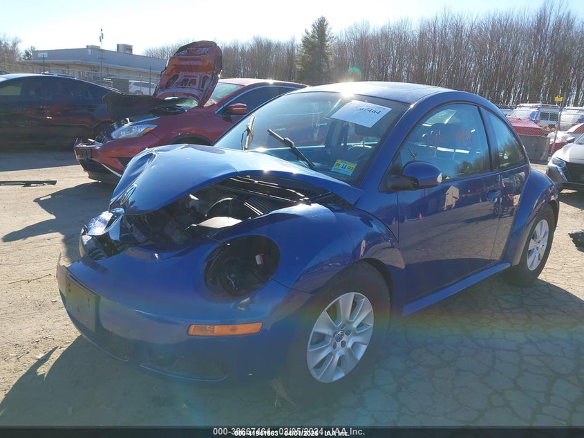 2008 Volkswagen New Beetle S/Se blue hatchback gasoline 3VWRG31C58M521265 photo #3