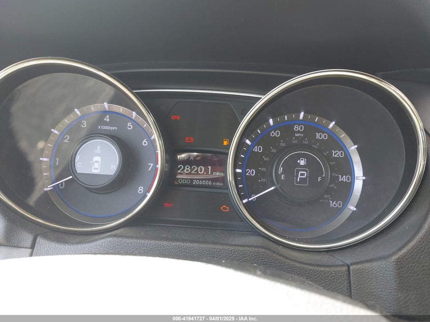 2012 HYUNDAI SONATA VIN: 5NPEB4AC5CH493701