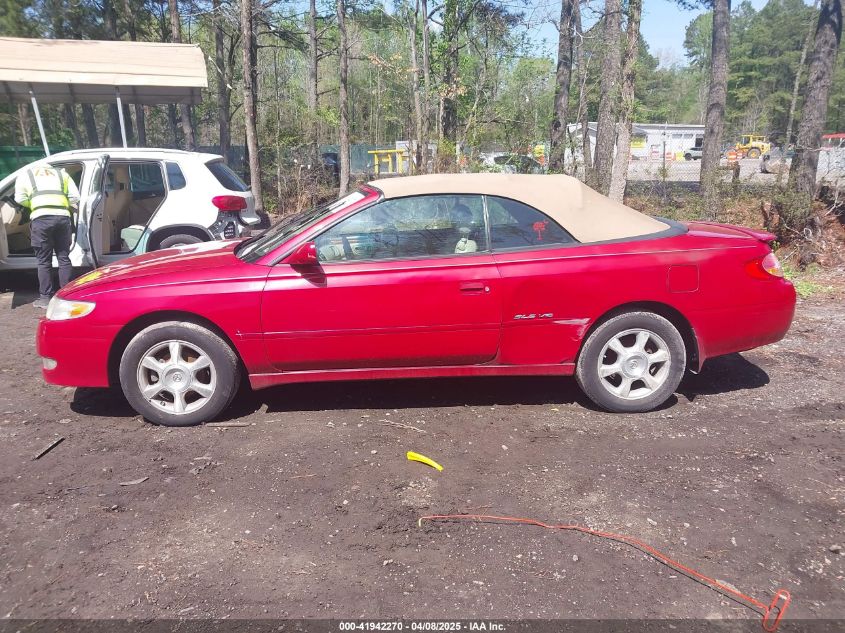 2002 Toyota Camry Solara Sle V6 VIN: 2T1FF28P82C569418 Lot: 41942270