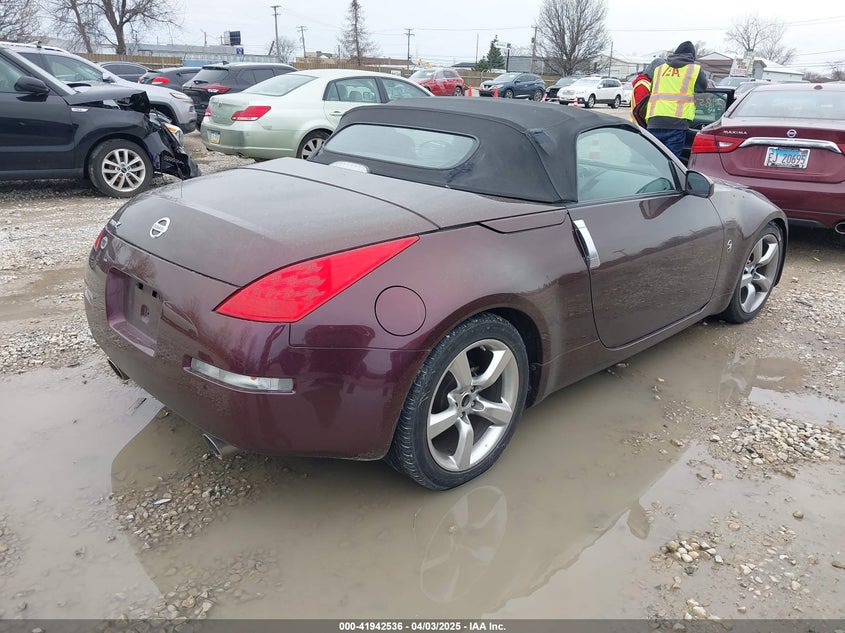 2006 NISSAN 350Z VIN: JN1AZ36A66M455600