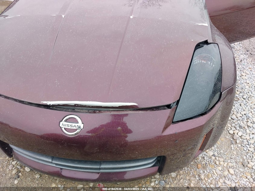 2006 NISSAN 350Z VIN: JN1AZ36A66M455600