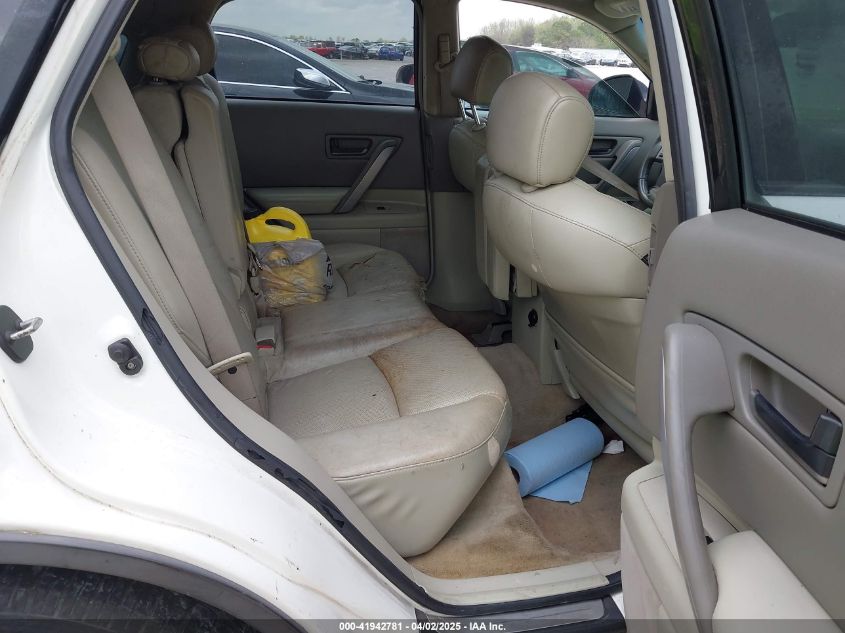 2003 Infiniti Fx35 VIN: JNRAS08U63X101433 Lot: 41942781