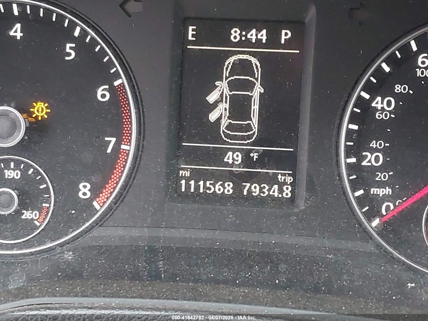 2013 VOLKSWAGEN PASSAT VIN: 1VWBP7A37DC078427
