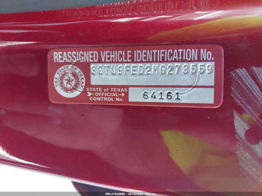 2021 GMC Sierra 1500 4Wd Short Box Denali VIN: 3GTU9FED2MG273559 Lot: 41942866