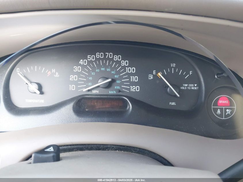 2002 Buick Century Limited VIN: 2G4WY55J421182113 Lot: 41942913